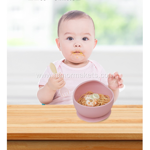 Silicone Baby Bowl with suction cup